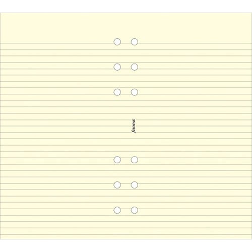 Filofax Kalendárium betét jegyzetlap A5 vonalas krémszín