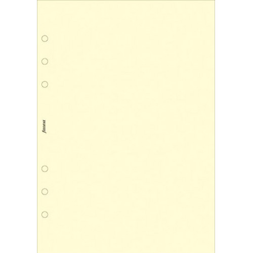 Filofax Kalendárium betét jegyzetlap personal méret sima krémszín