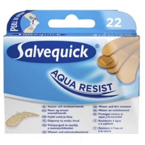 Salvequick Sebtapasz vízálló 22db Aqua resist