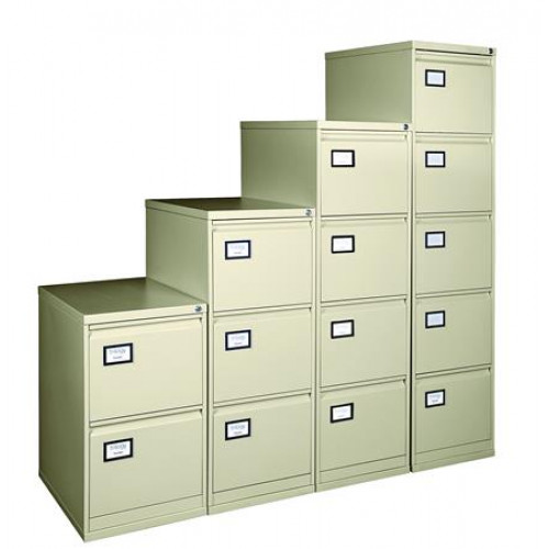 Victoria Függőmappatároló fémszekrény 4 fiókos bézs