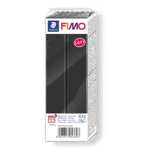 Fimo Gyurma 454g égethető Soft fekete