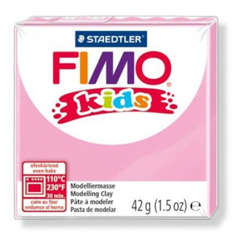 Fimo Gyurma 42g égethető Kids világos rózsaszín
