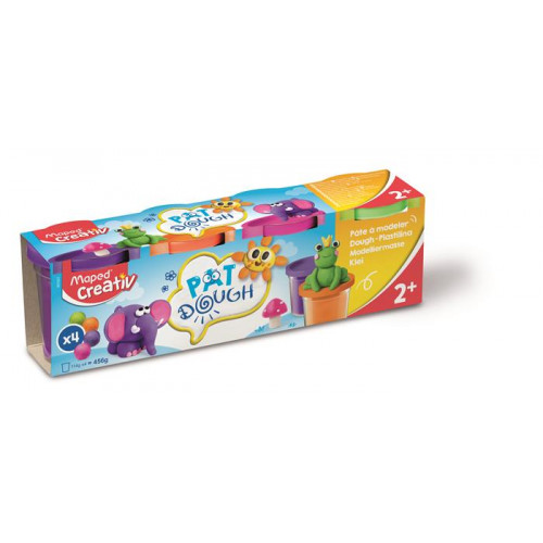 Maped Creativ Gyurma készlet levegőre száradó 4x114g Pat Dough vegyes színek