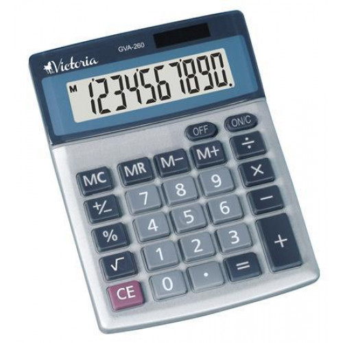 Victoria Számológép asztali 10 számjegy GVA-260