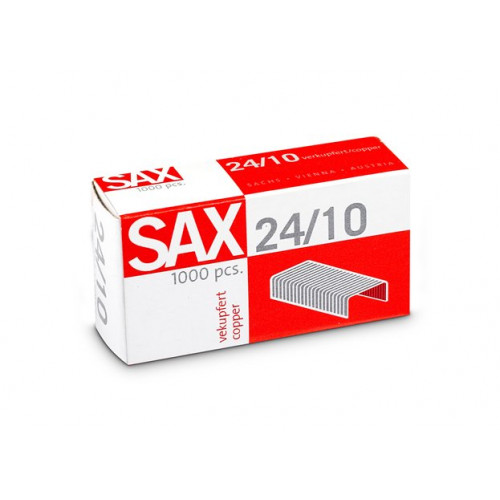 Sax Tűzőkapocs 24/10 réz