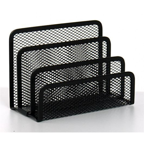 Levéltartó fémhálós fekete