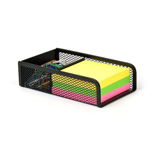 Victoria Kockatömbtartó és gemkapocstartó fémhálós fekete