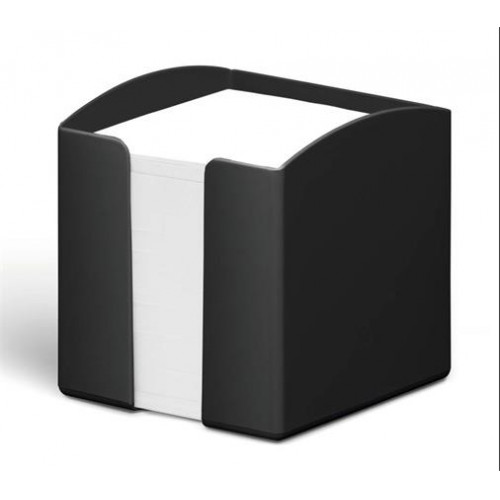 Durable Jegyzettömbtartó műanyag 100x100mm feltöltve ECO fekete