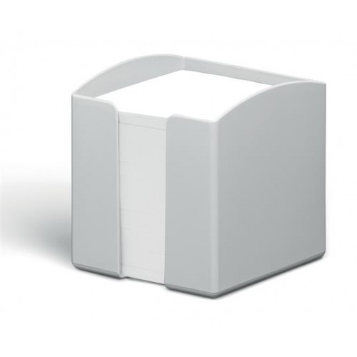 Durable Jegyzettömbtartó műanyag 100x100mm feltöltve ECO szürke