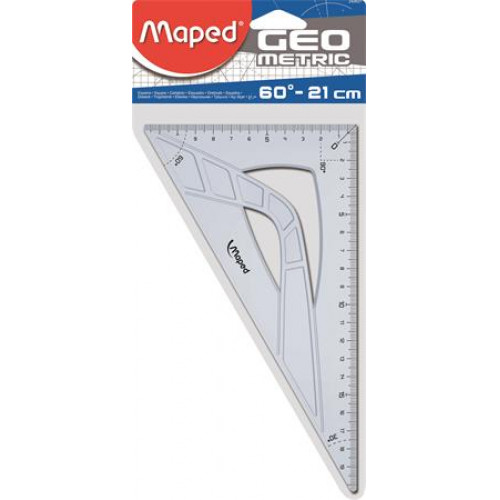 Maped Háromszög vonalzó műanyag 60 21cm Geometric
