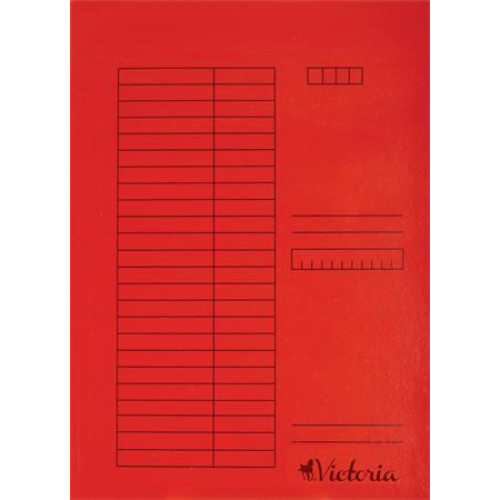 Victoria Gyorsfűző karton A4 piros