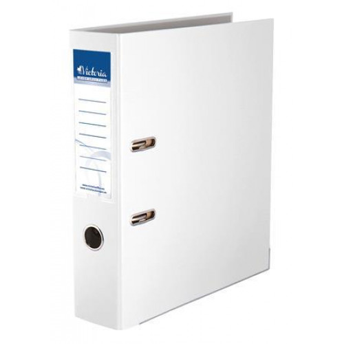 Victoria Iratrendező 75mm A4 fehér élvédő sínnel