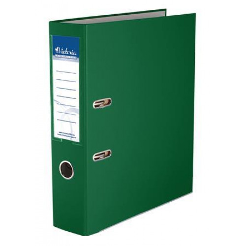 Victoria Iratrendező 75mm A4 zöld élvédő sínnel