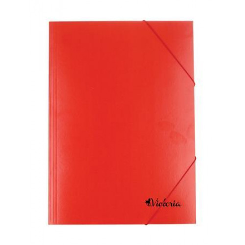 Victoria Gumis mappa karton A4 320gr piros