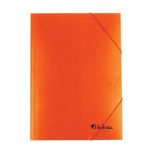 Victoria Gumis mappa karton A4 320gr narancssárga