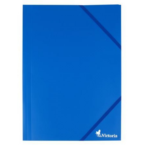 Victoria Gumis mappa 15mm PP A4 kék