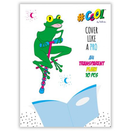 Cool By Victoria Öntapadó füzet- és könyvborító A4 víztiszta