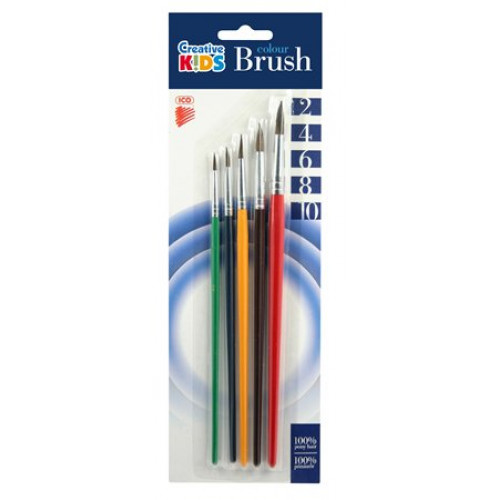 Ico Ecsetkészlet no. 2-4-6-8-10 fa Creative Kids