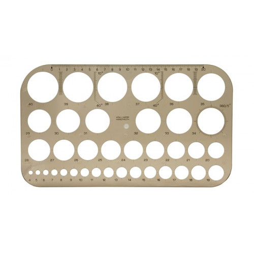 Koh-I-Noor Körsablon műanyag z37