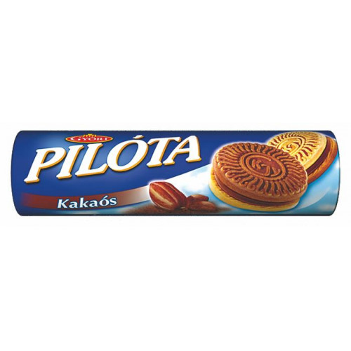 Győri Keksz 180g Pilóta kakaós