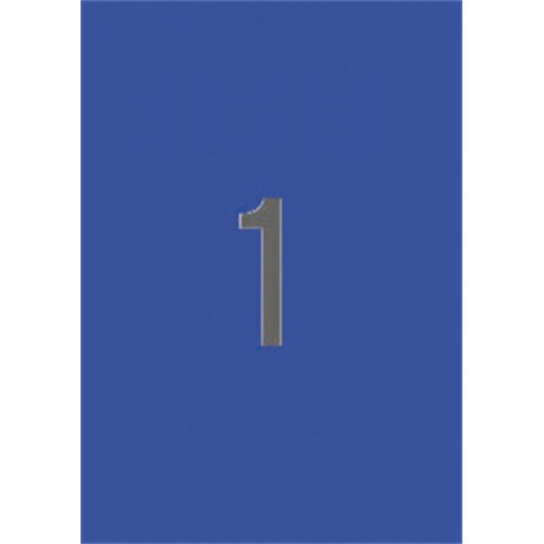 Apli Etikett 210x297mm színes kék 20 etikett/csomag