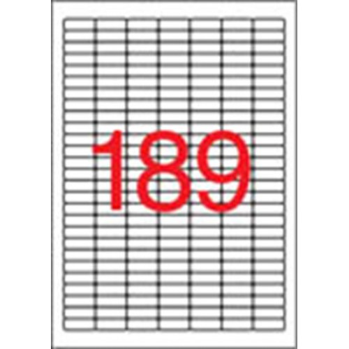 Apli Etikett 25,4x10mm eltávolítható kerekített sarkú 4725 etikett/csomag