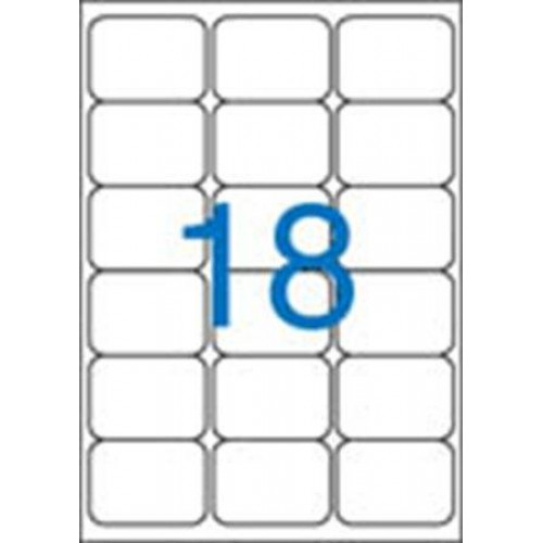 Victoria Etikett 63,5x46,6mm kerekített sarkú 1800 etikett/csomag