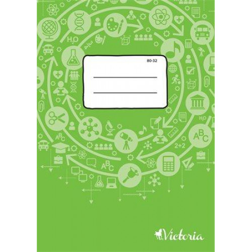Victoria Füzet tűzött A4 sima 32lap 80-32