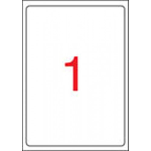 Apli Etikett 199,6x289,1mm kerekített sarkú 100 etikett/csomag