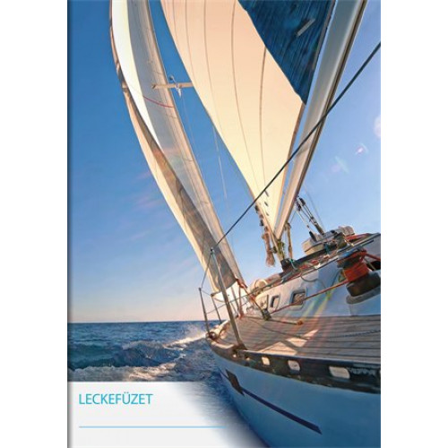 Ico Füzet tűzött A5 lecke 32 lap Süni vitorlás