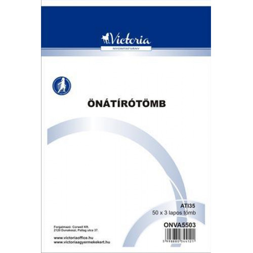 Victoria Önátírótömb A5 50x3lap