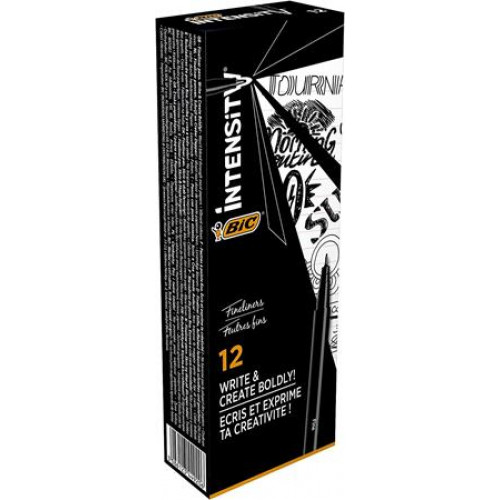 Bic Tűfilc 0,4mm Intensity fekete