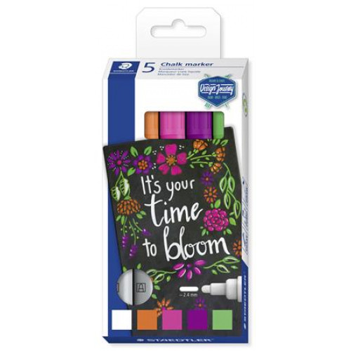 Staedtler Krétamarker készlet 2,4mm kúpos Lumocolor 344 5 különböző szín