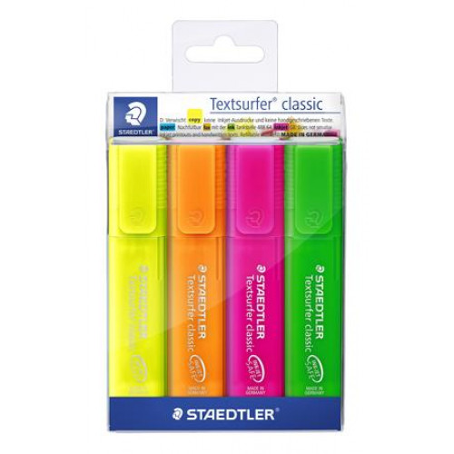 Staedtler Szövegkiemelő készlet 1-5mm Classic 364 4 különböző szín