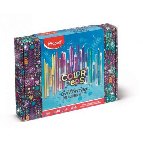 Maped Színező készlet,Csillámos ColorPeps 31 darabos