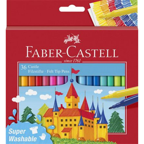 Faber-Castell Filctoll készlet 36 különböző szín Castle