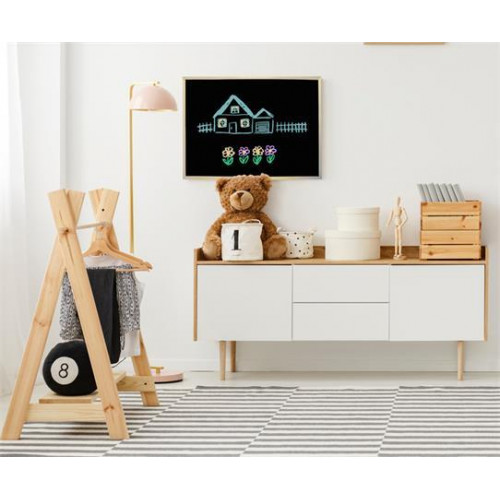 Victoria Krétás tábla fekete felület nem mágneses 30x40cm fakeret