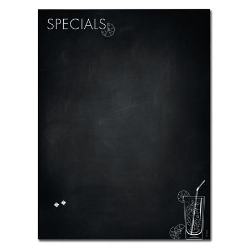 Sigel Mágneses üvegtábla 90x120x1,8cm Artverum Happy Hour mintázat matt