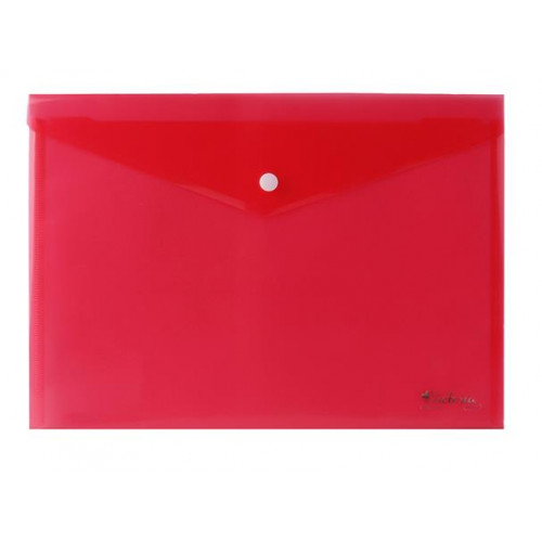 Victoria Office Irattartó tasak A4 PP patentos piros