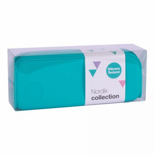 Apli Tolltartó cipzáras szilikon Nordik türkizkék