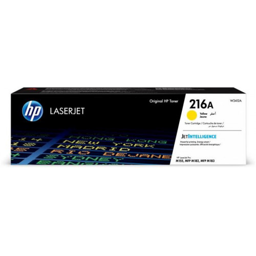 Hp Lézertoner Color LaserJet Pro M182 M183 nyomtatókhoz 216A sárga 0,85k W2412A