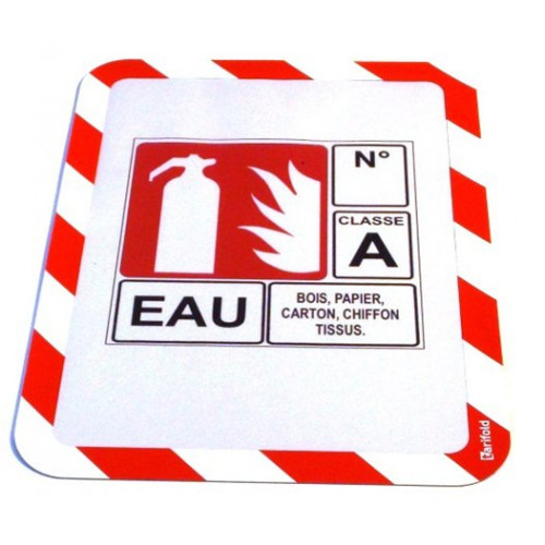 Tarifold Mágneses tasak öntapadós háttal A4 Magneto Safety piros-fehér