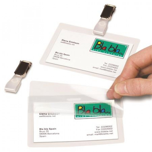 Tarifold Névkitűző csíptetővel hidegen laminálható