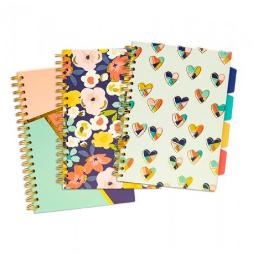 Pukka Pad Spirálfüzet B5 vonalas 100 lap Floral Love Project Book vegyes minta
