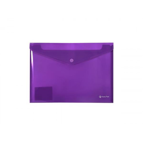 Panta Plast Irattartó tasak A4 PP patentos neon lila