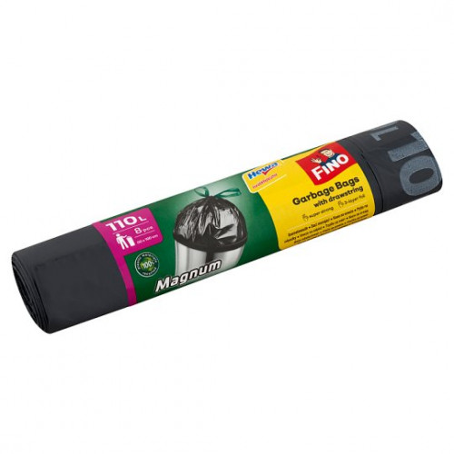 FINO Szemeteszsák 110l zárószalagos Magnum 8db