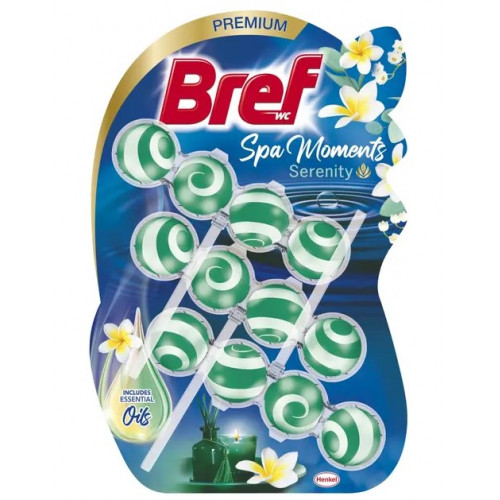 Bref WC illatosító golyók 3x50g Spa Moments Serenity