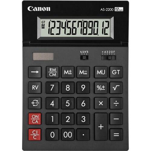 Canon Számológép asztali 12 számjegy AS-2200