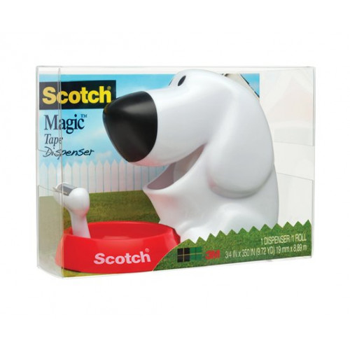 3M Scotch Ragasztószalag-adagoló asztali feltöltött Kutya C31