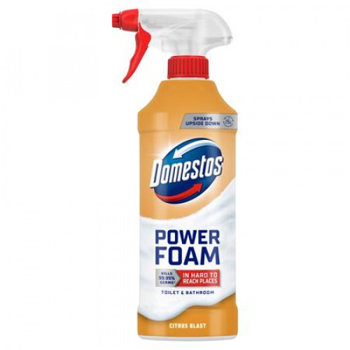Domestos WC- és fürdőszoba tisztító hab 435ml Power Foam - Citrus